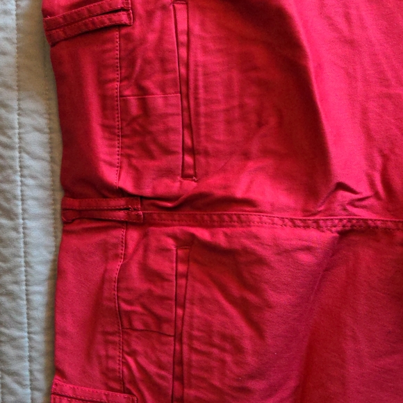 Torrid NWOT Red Cuffed Sateen Shorts, size 12 - Picture 9 of 13